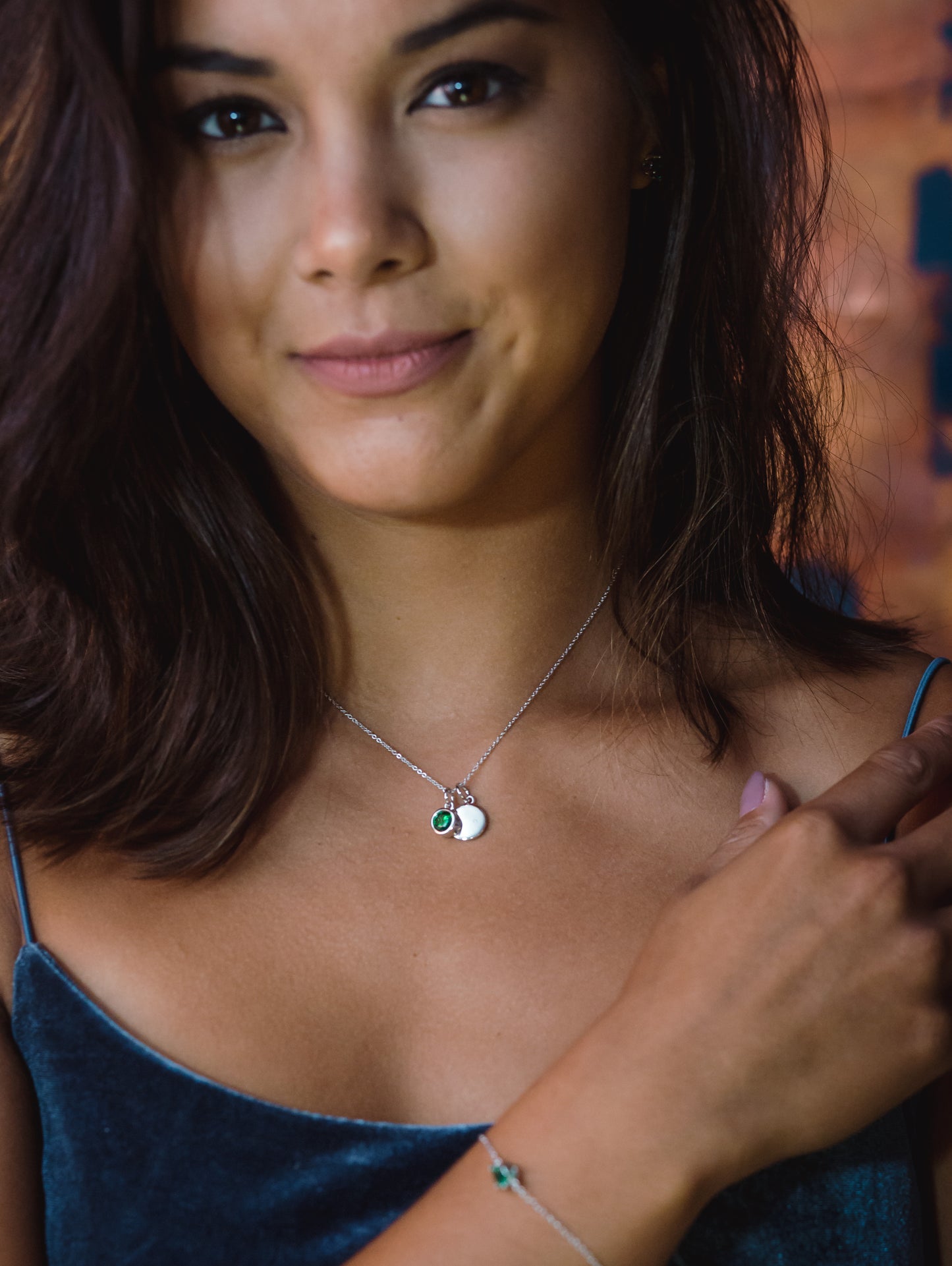May Birthstone Pendant - Emerald