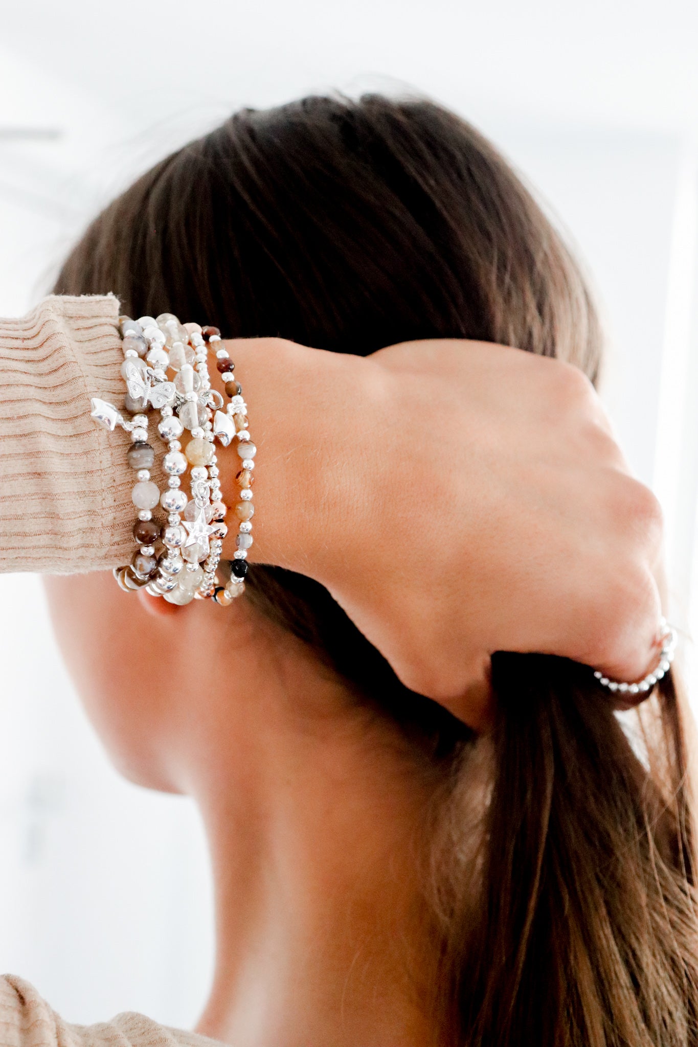 Safe Travels Stacking Bracelet