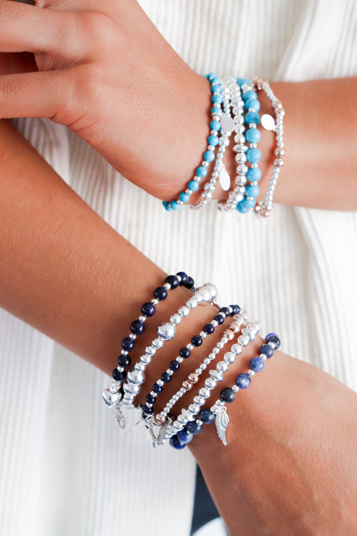 Hope & Strength Stacking Bracelet