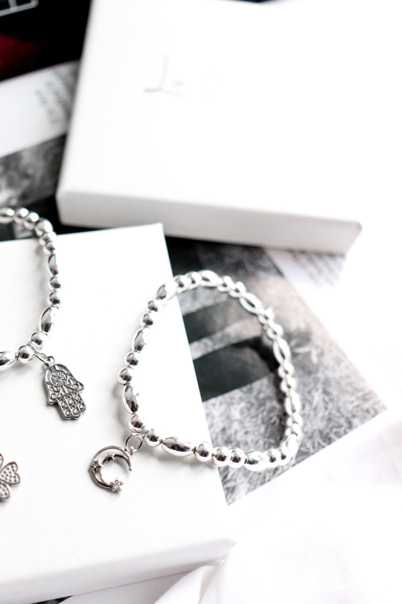 Love you to the Moon Stacking Bracelet