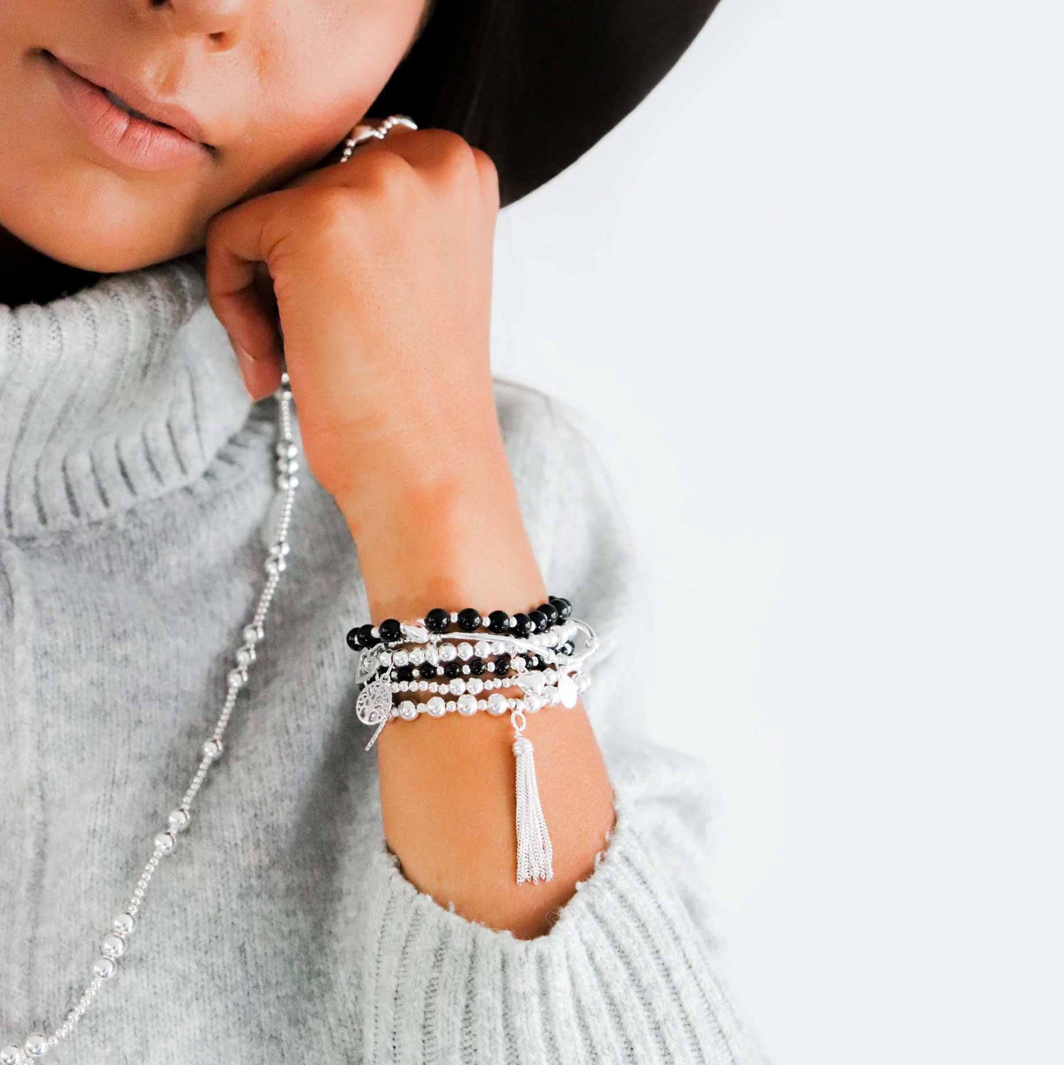 Love & Stars Stacking Bracelet