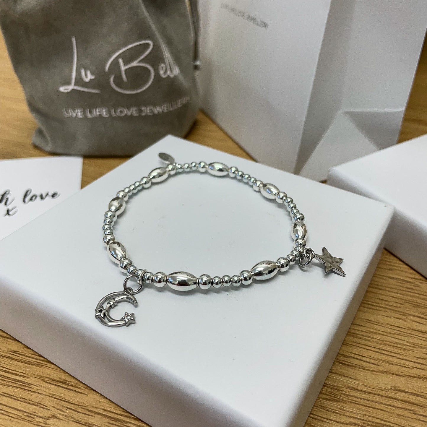 Moon & Stars Stacking Bracelet