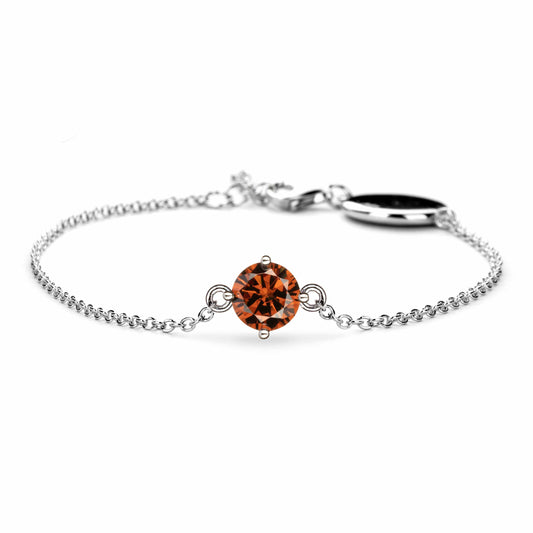Lu Bella November Birthstone Bracelet - Topaz/Citrine - LBBB011
