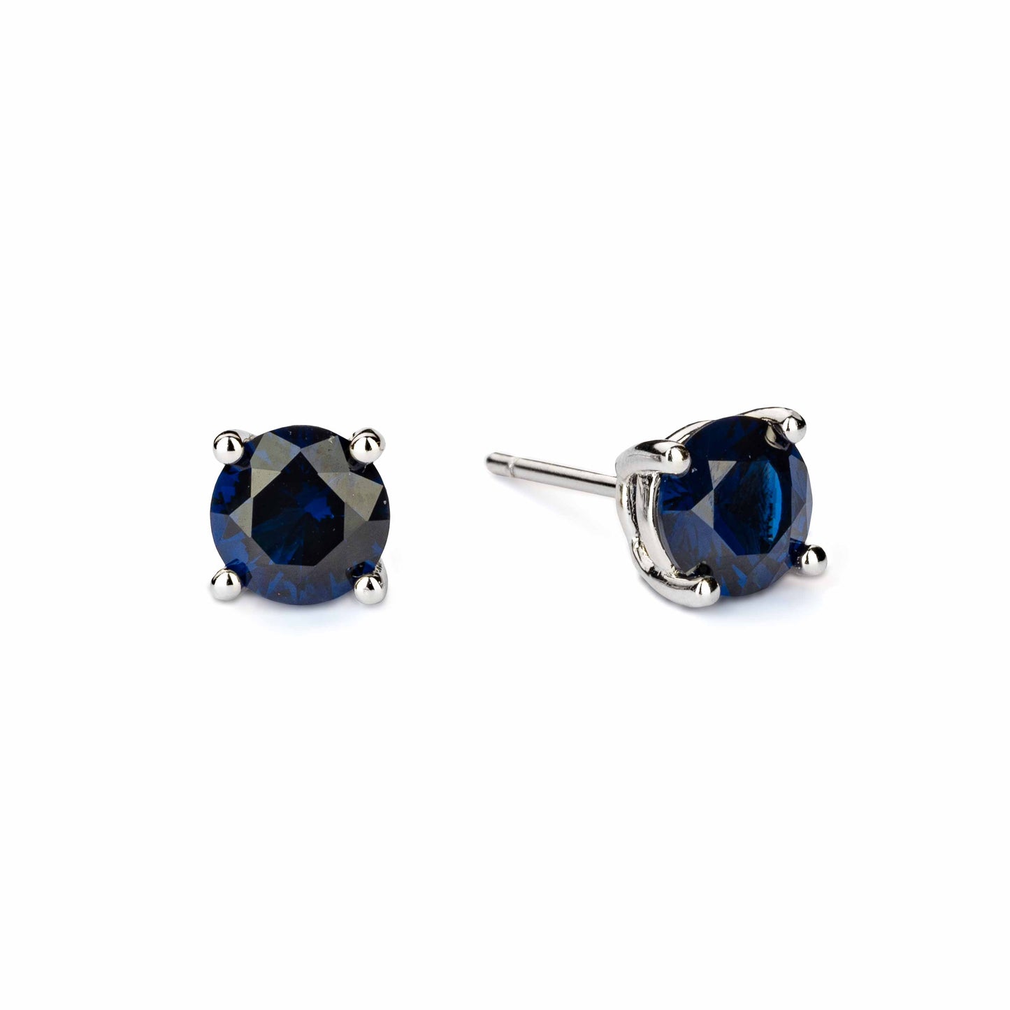 Lu Bella September Birthstone Earrings - Sapphire - LBBE009