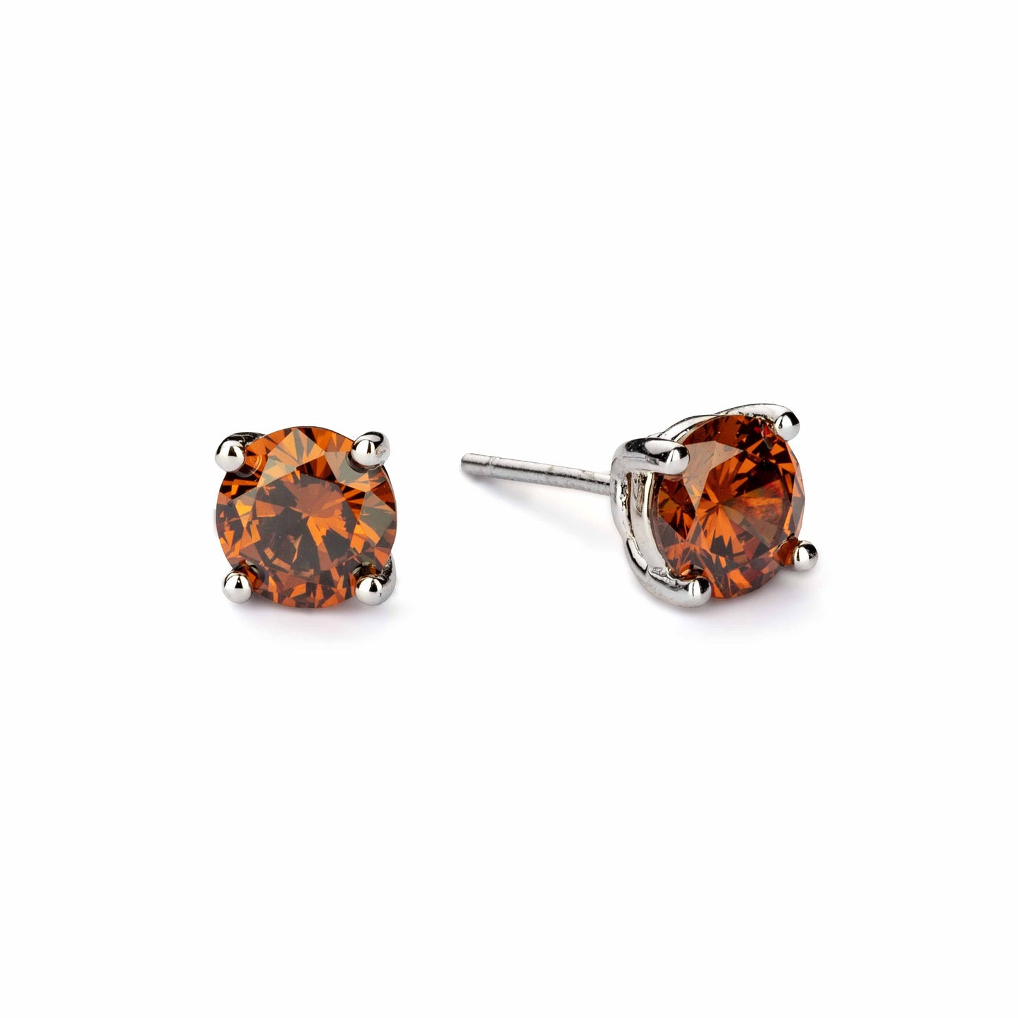 Lu Bella November Birthstone Earrings - Topaz/Citrine - LBBE011