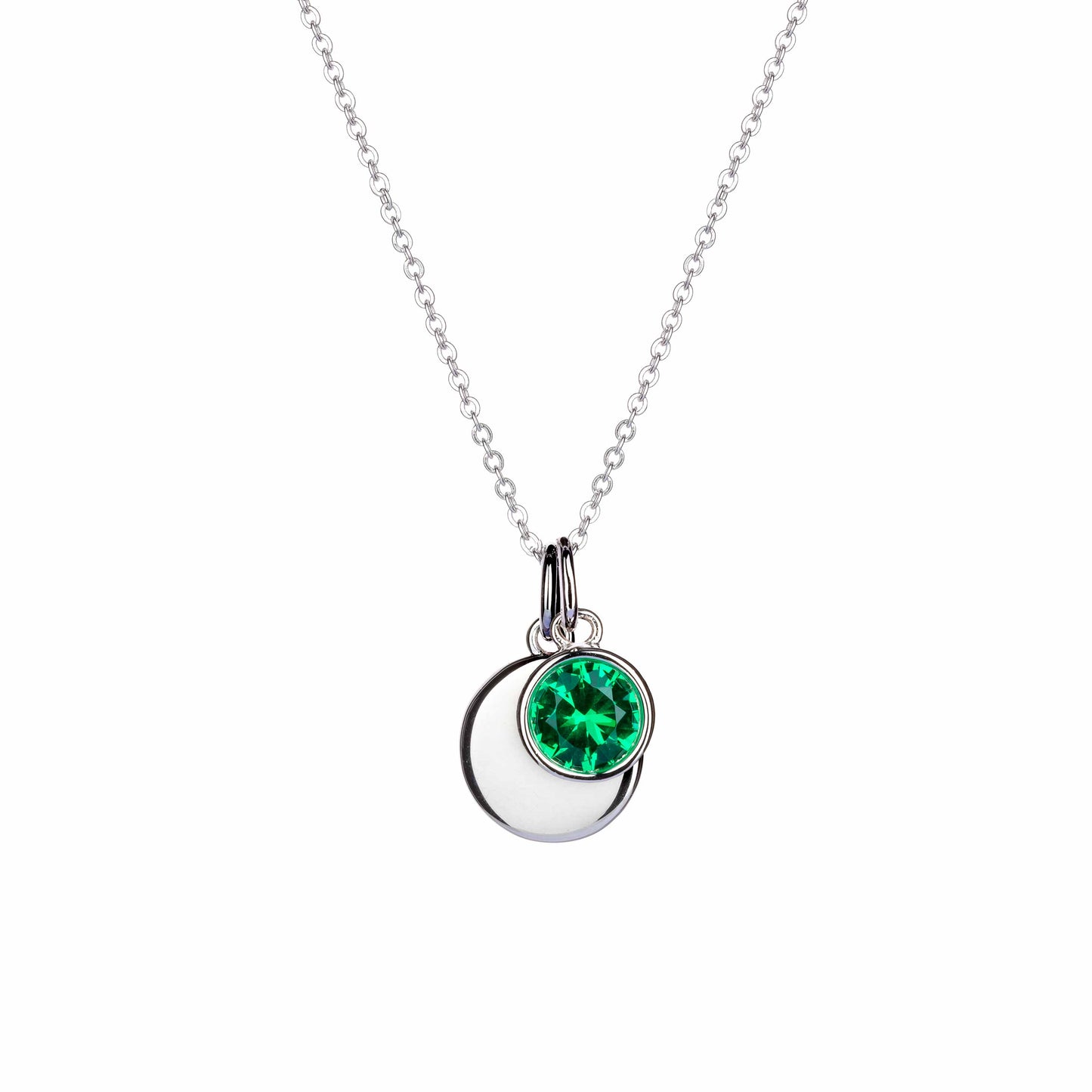 Lu Bella May Birthstone Pendent - Emerald - LBBP005
