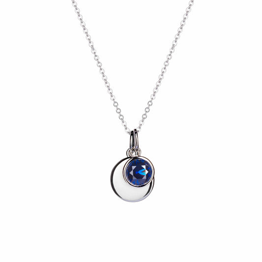 Lu Bella September Birthstone Pendent - Sapphire - LBBP009