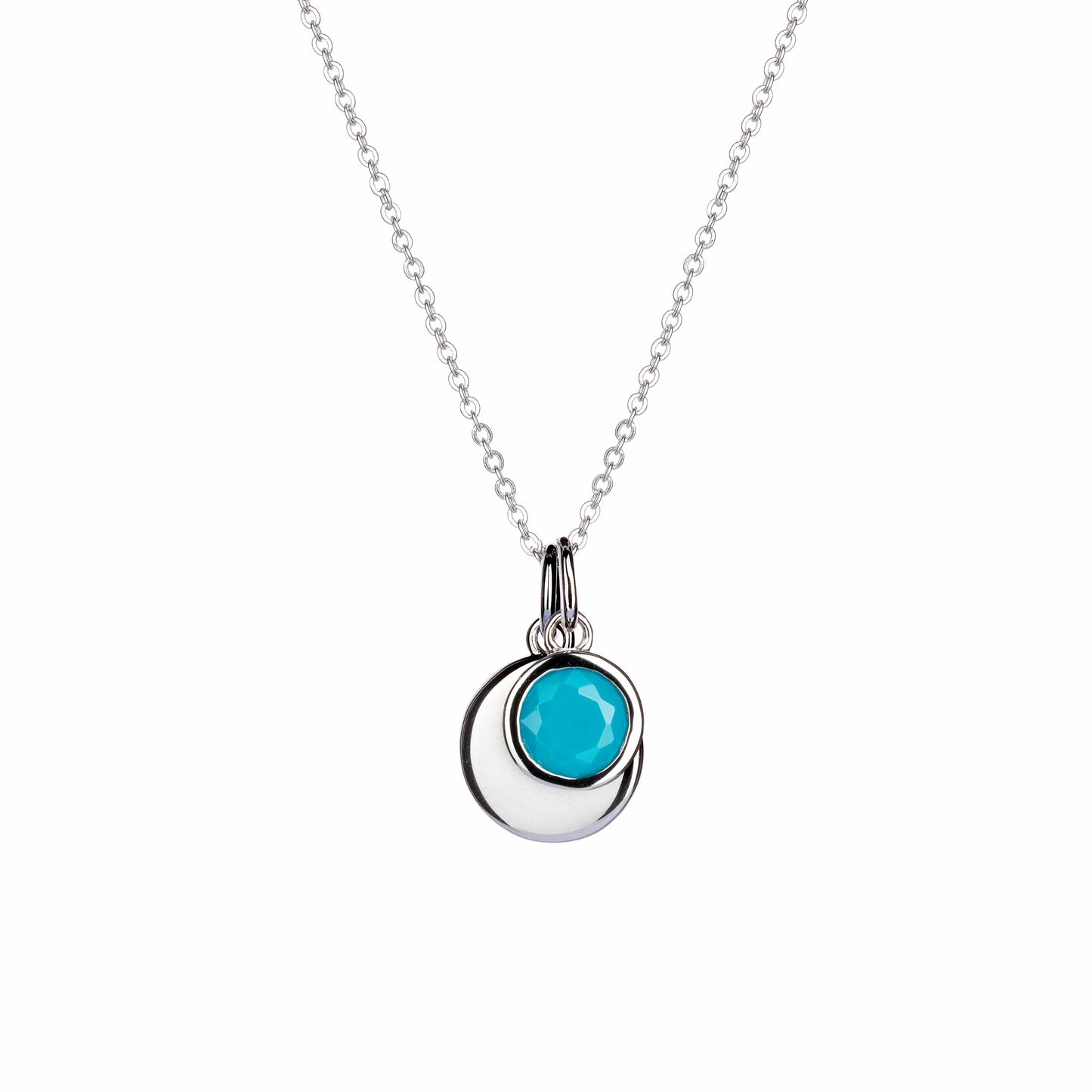 Lu Bella December Birthstone Pendent - Turquoise - LBBP012