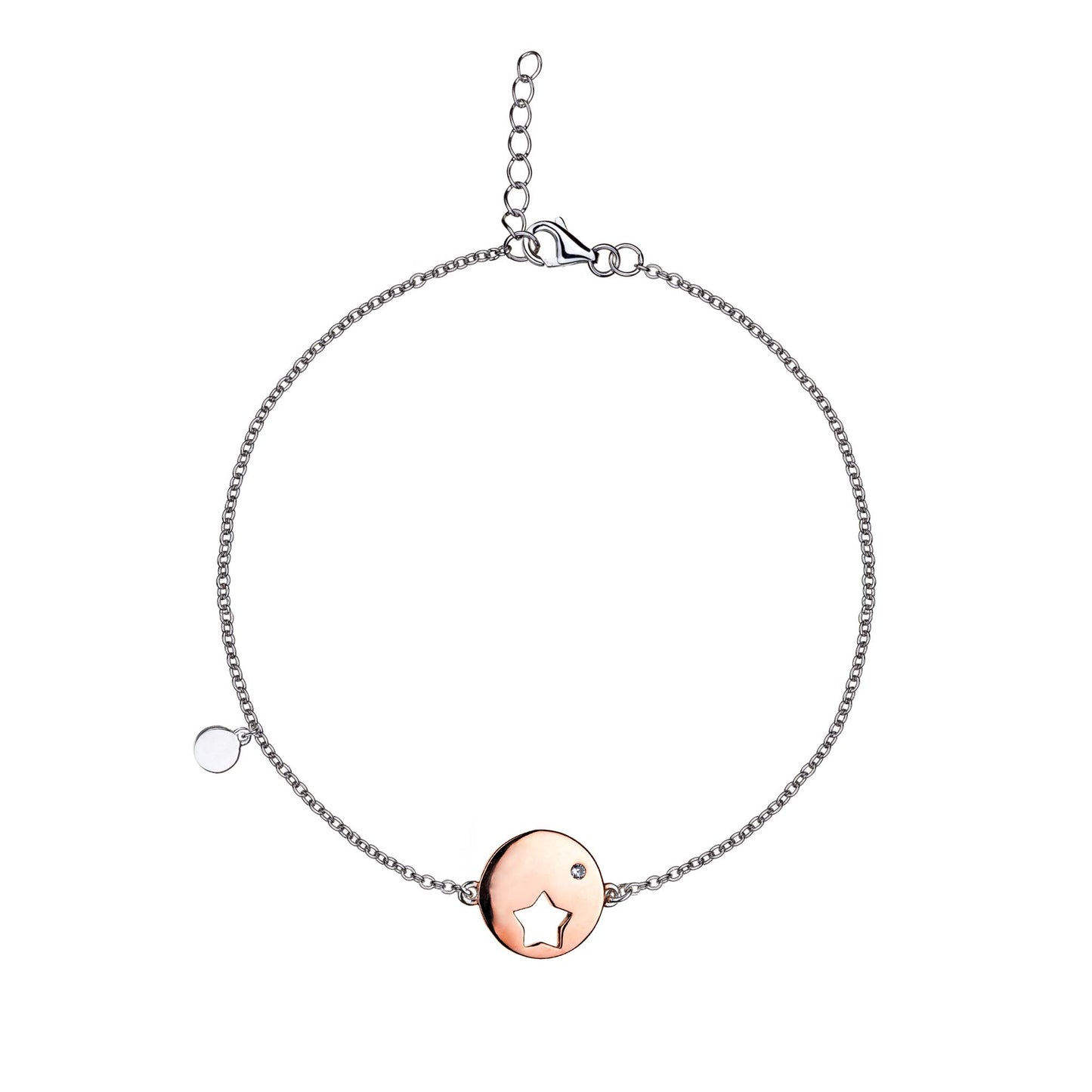 Eudora - Star Disc Charm - Bracelet