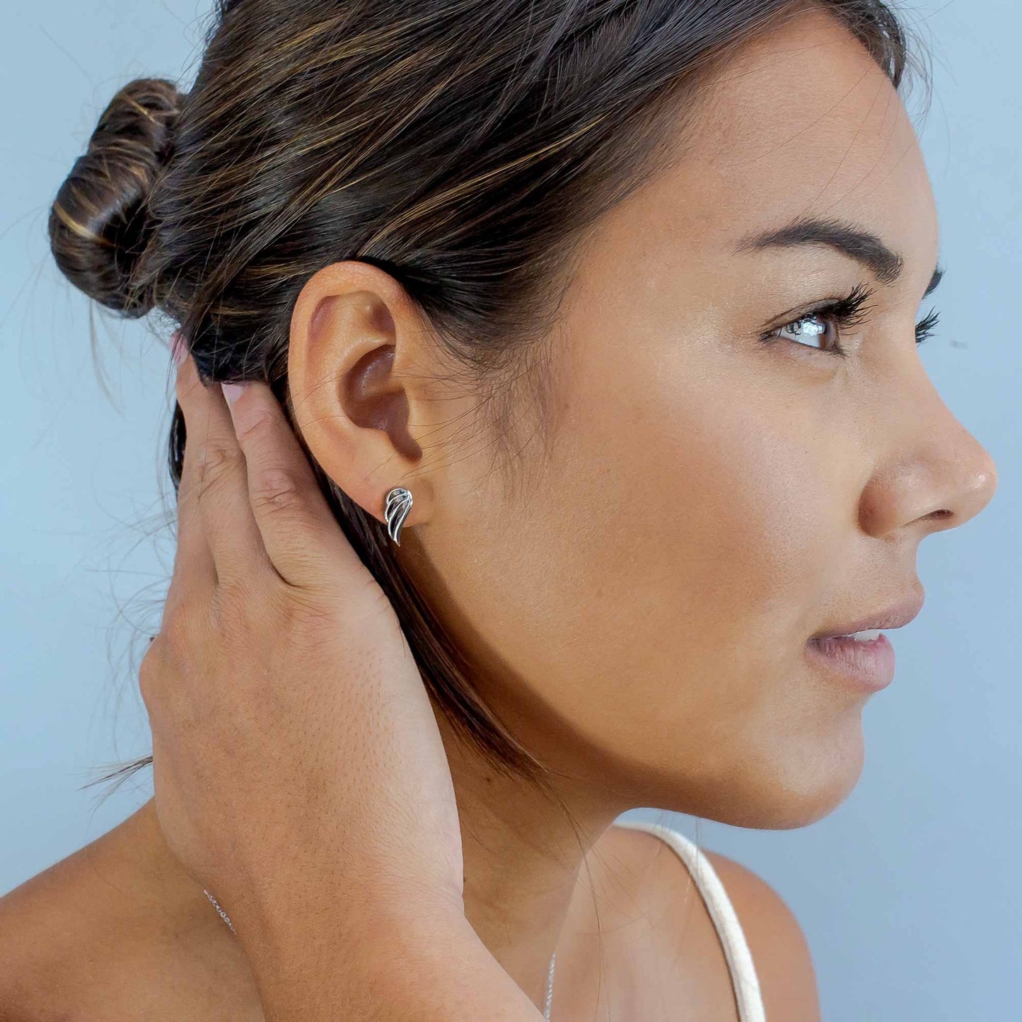 Angel Wing Stud Earrings