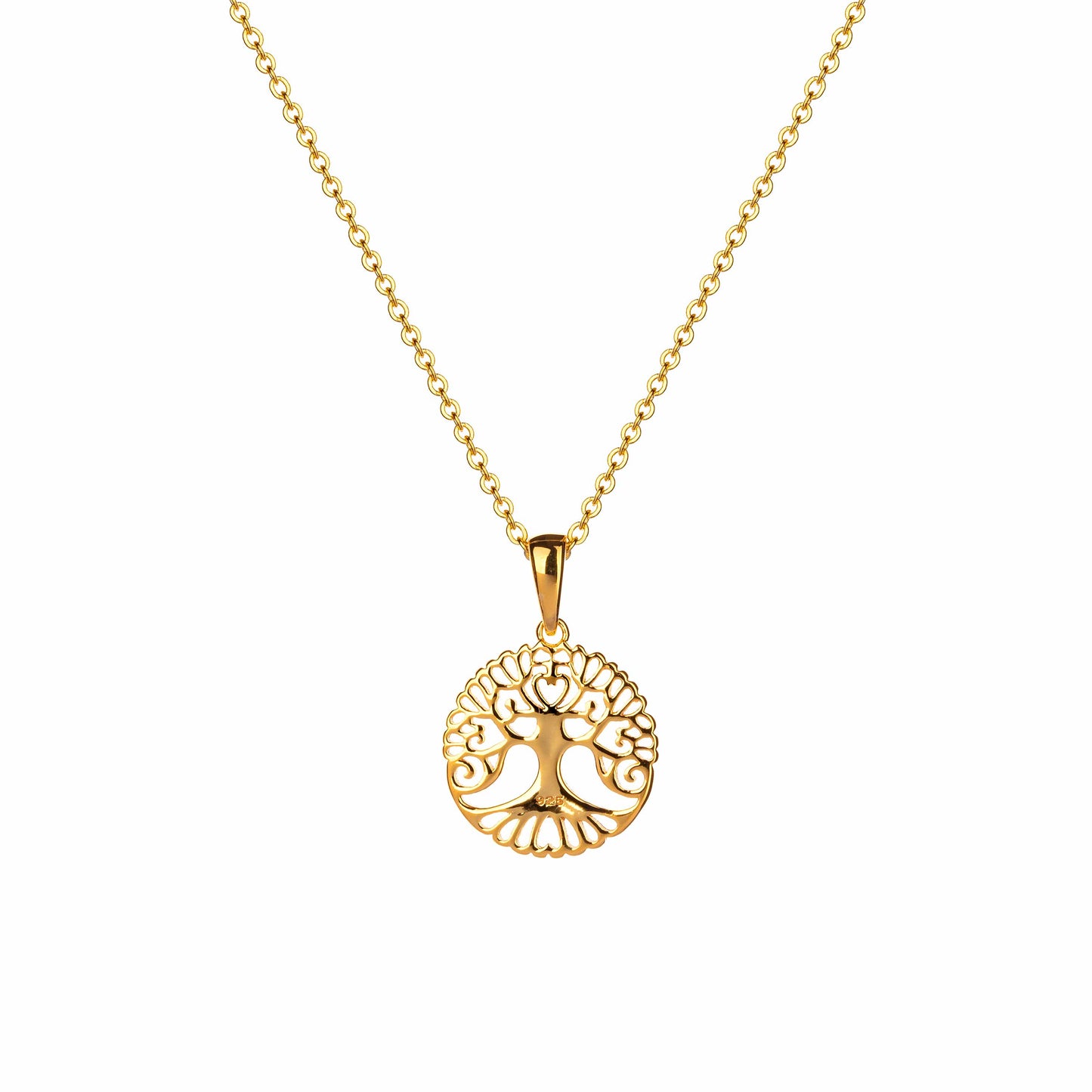 Lu Bella Tree Pendant Gold - LBCP038