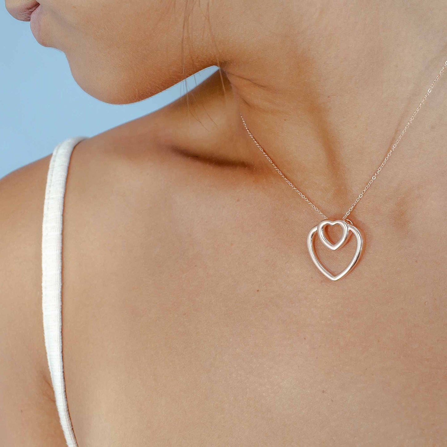 Double Open Heart Pendant