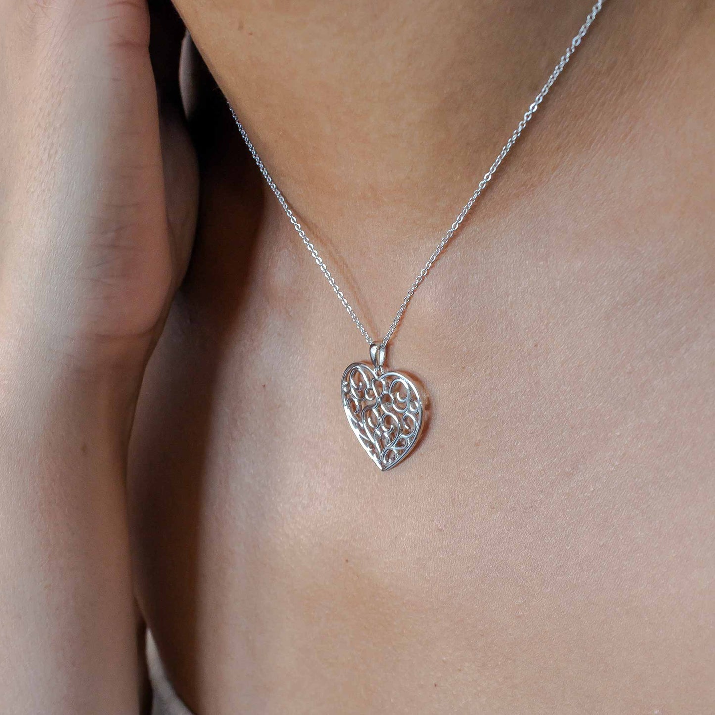 With Love - Filigree Heart - Pendant