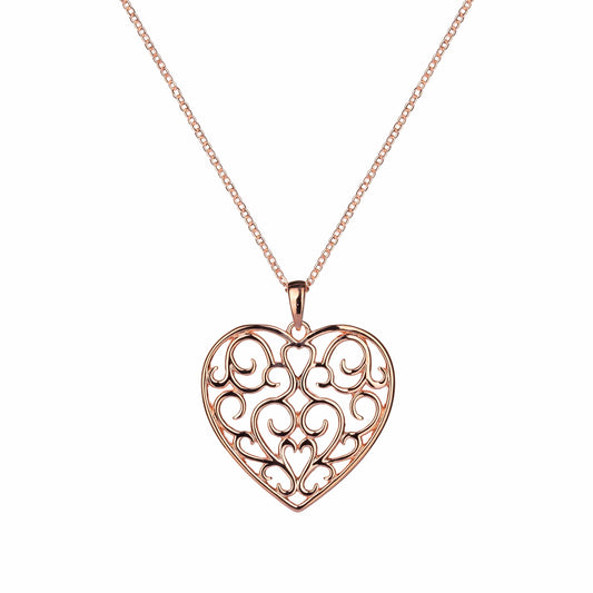 With Love - Filigree Heart - Pendant