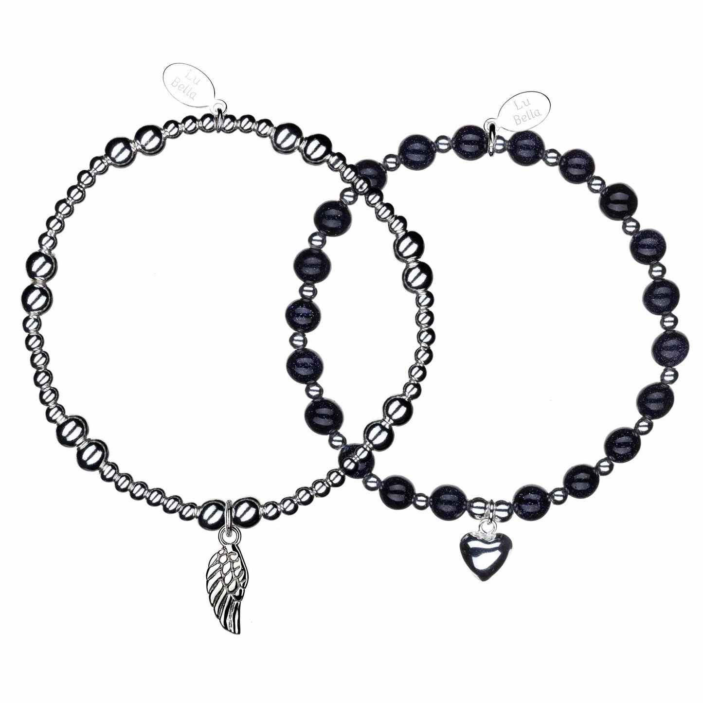 New Angel Stacking Bracelets - Set of 2