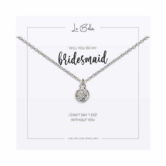 Will You Be My Bridesmaid Sentiments Necklace