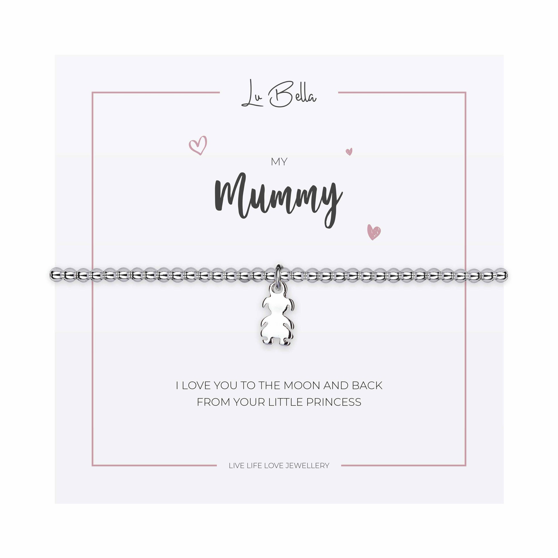 My Mummy / Girl Sentiments Friendship Bracelet