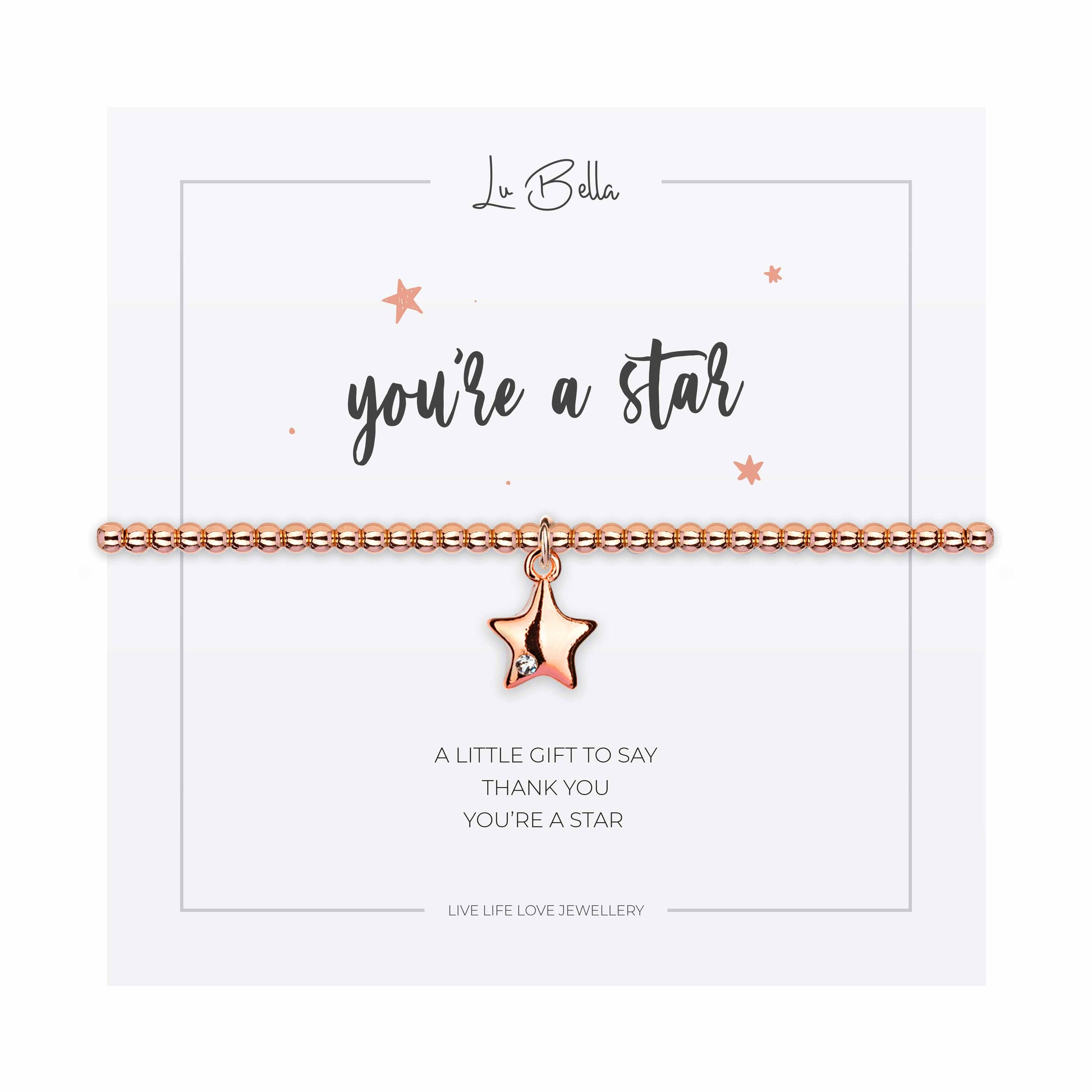 You’re A Star Sentiments Friendship Bracelet