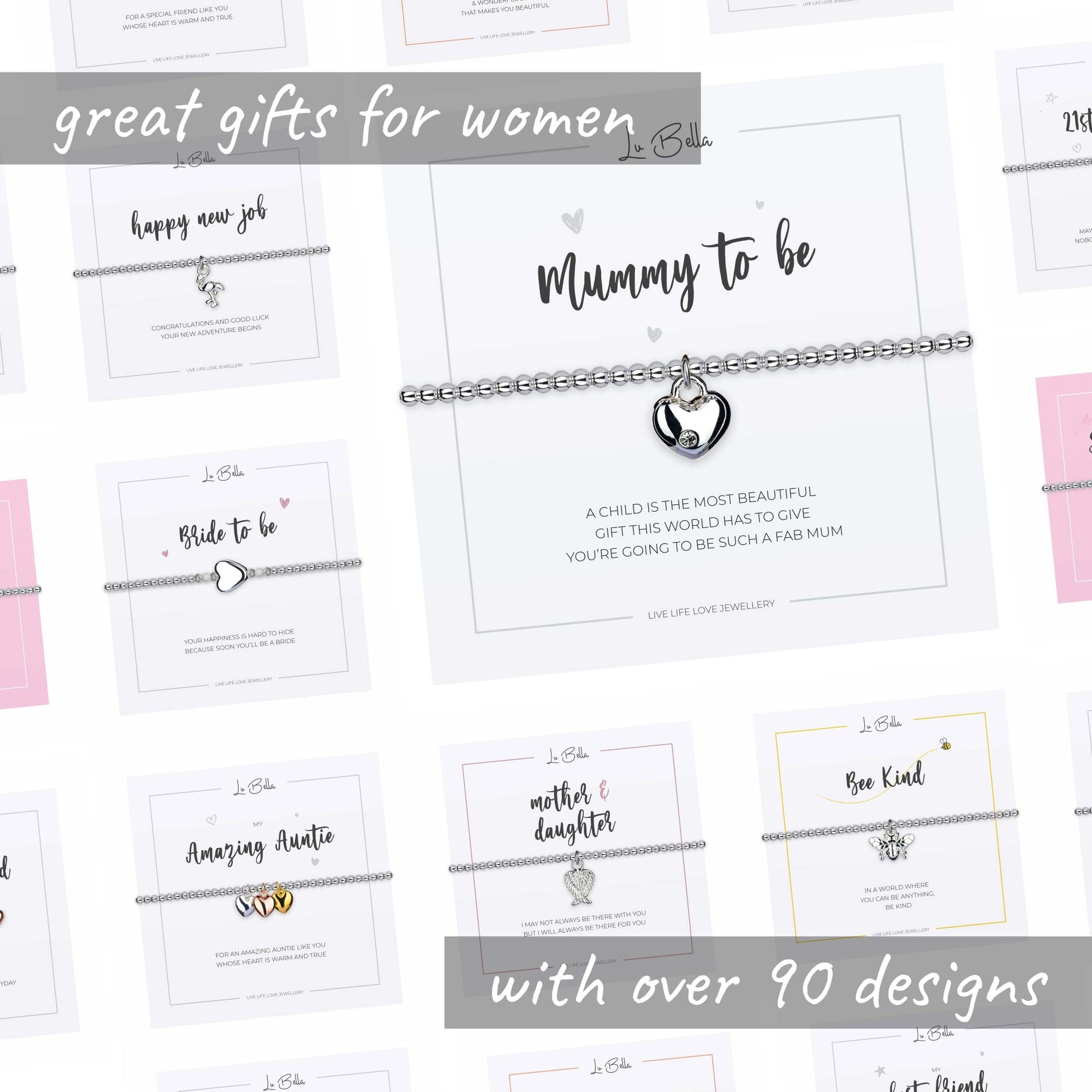 Mother Daughter Sentiments Friendship Bracelet - Main Image