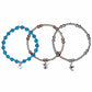 Turquoise Peace Stacking Bracelets - Set of 3