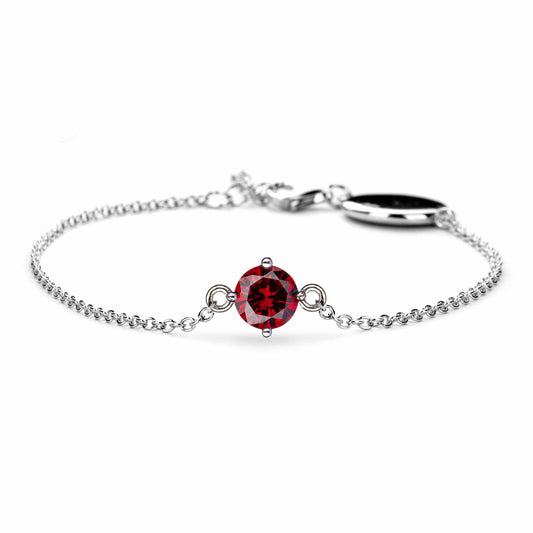 Lu Bella January Birthstone Bracelet - Garnet - LBBB001