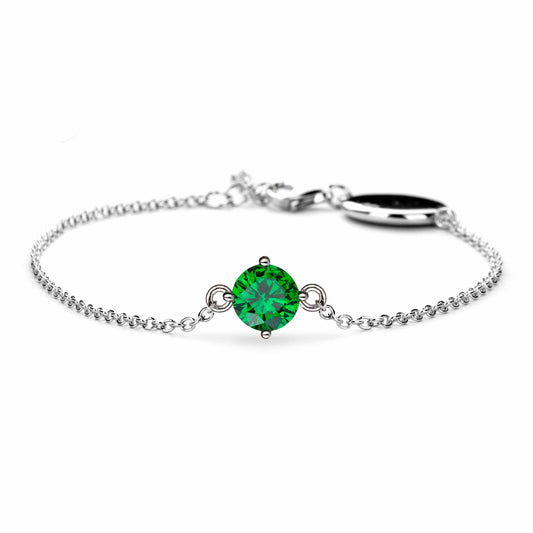 Lu Bella August Birthstone Bracelet - Peridot - LBBB008