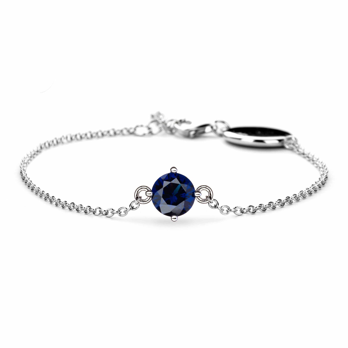 Lu Bella September Birthstone Bracelet - Sapphire - LBBB009