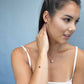 Lu Bella January Birthstone Earrings - Garnet - LBBE001