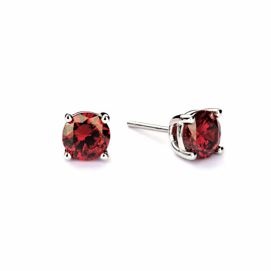 Lu Bella January Birthstone Earrings - Garnet - LBBE001