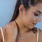 Lu Bella April Birthstone Earrings - Crystal/Diamond - LBBE004