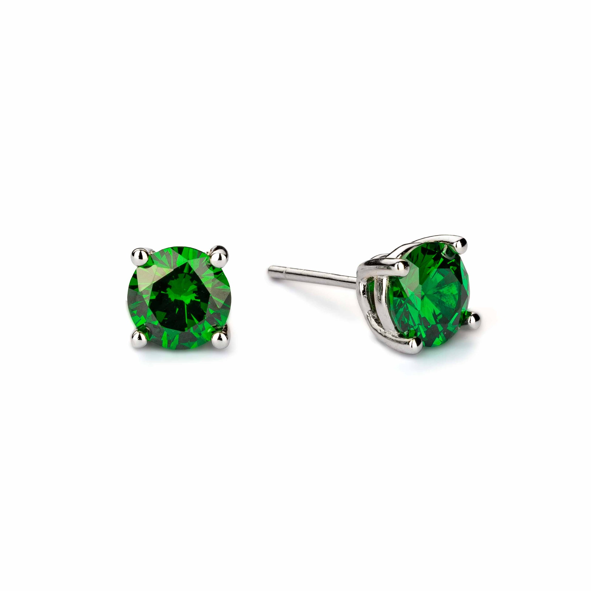 Lu Bella May Birthstone Earrings - Emerald - LBBE005
