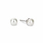 Lu Bella June Birthstone Earrings - Pearl - LBBE006