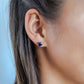 Lu Bella September Birthstone Earrings - Sapphire - LBBE009
