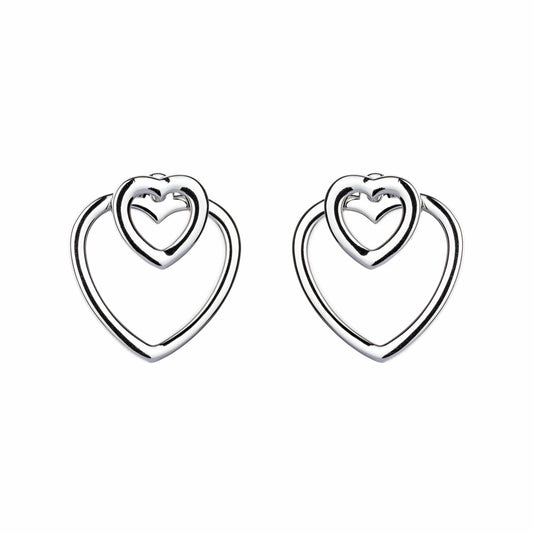Double Heart Earrings