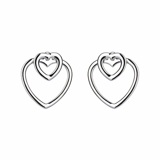 Double Heart Earrings