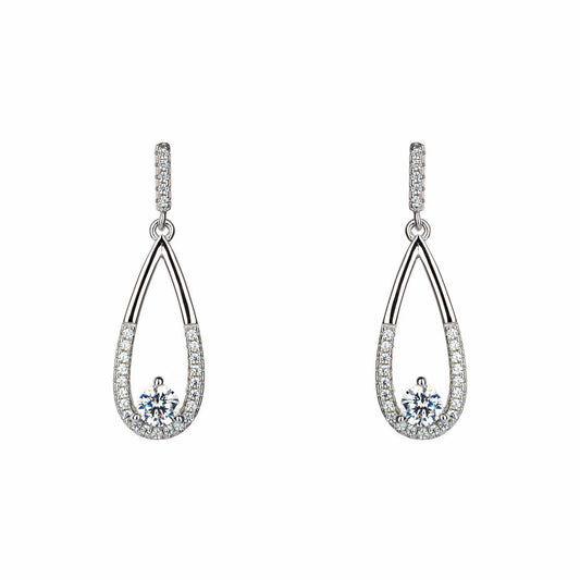 CZ Drop Earrings