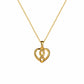 Lu Bella Knot Heart Pendant Gold - LBCP005
