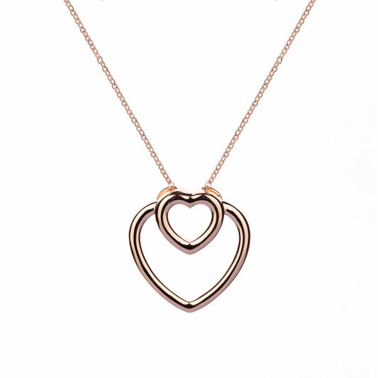 With Love - Dual Hearts - Necklace