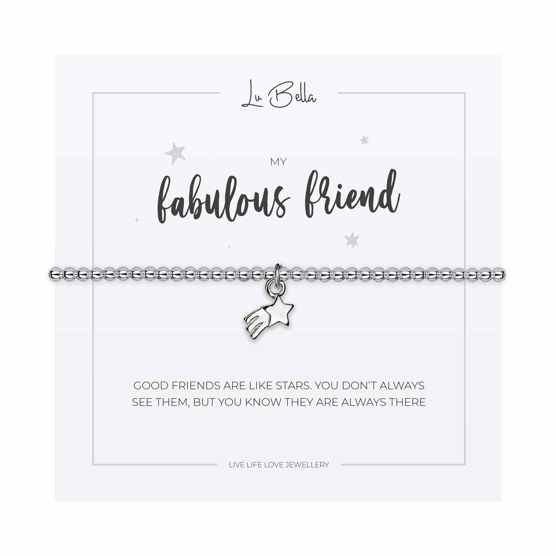 Fabulous Friend Sentiments Friendship Bracelet