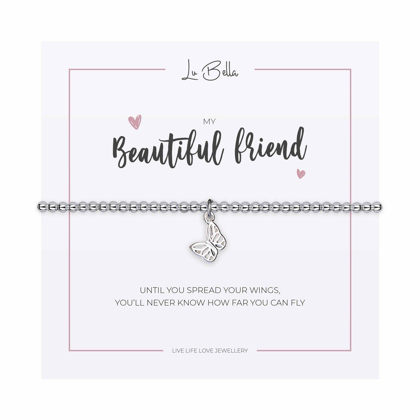 My Beautiful Friend Sentiments Friendship Bracelet