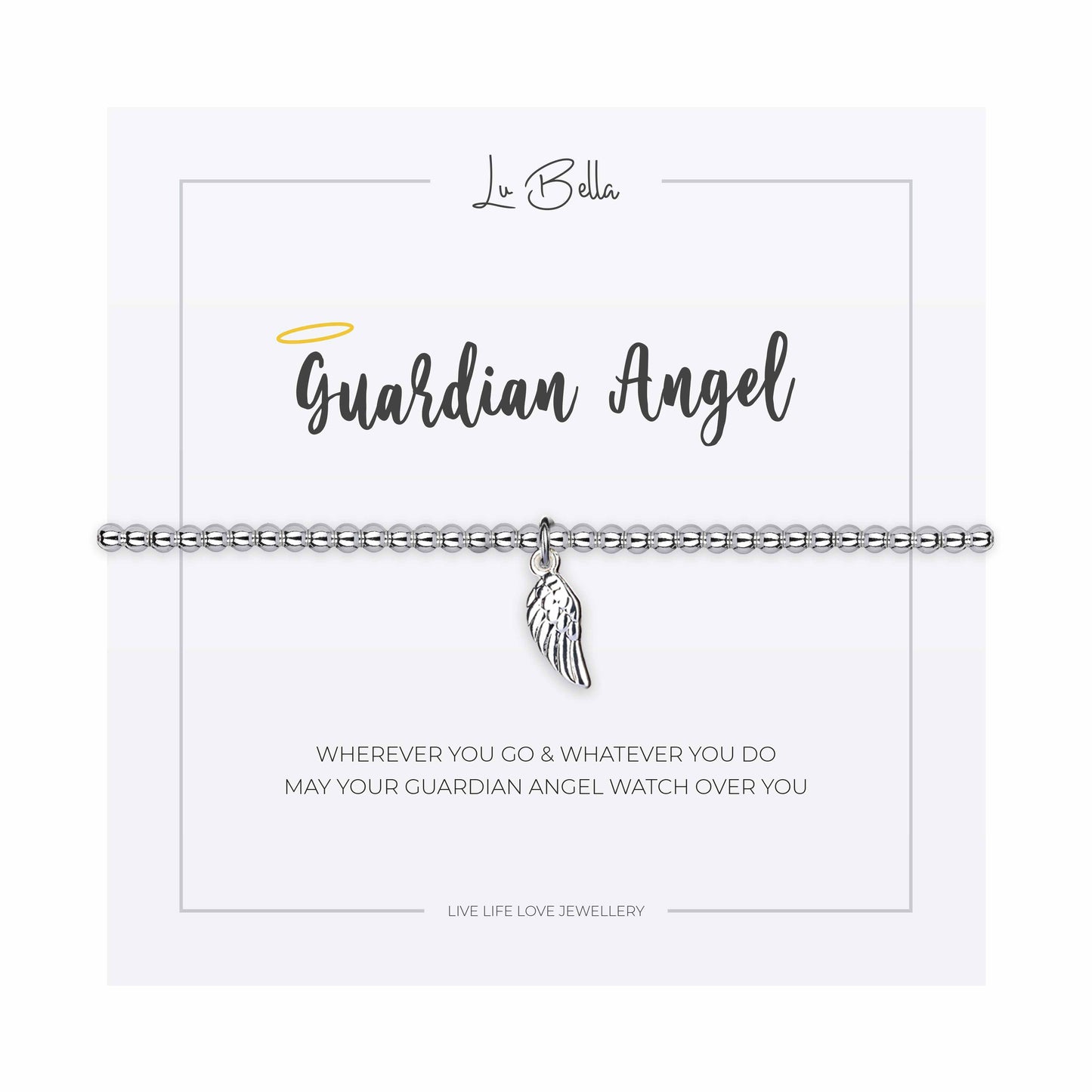 Guardian Angel Sentiments Friendship Bracelet