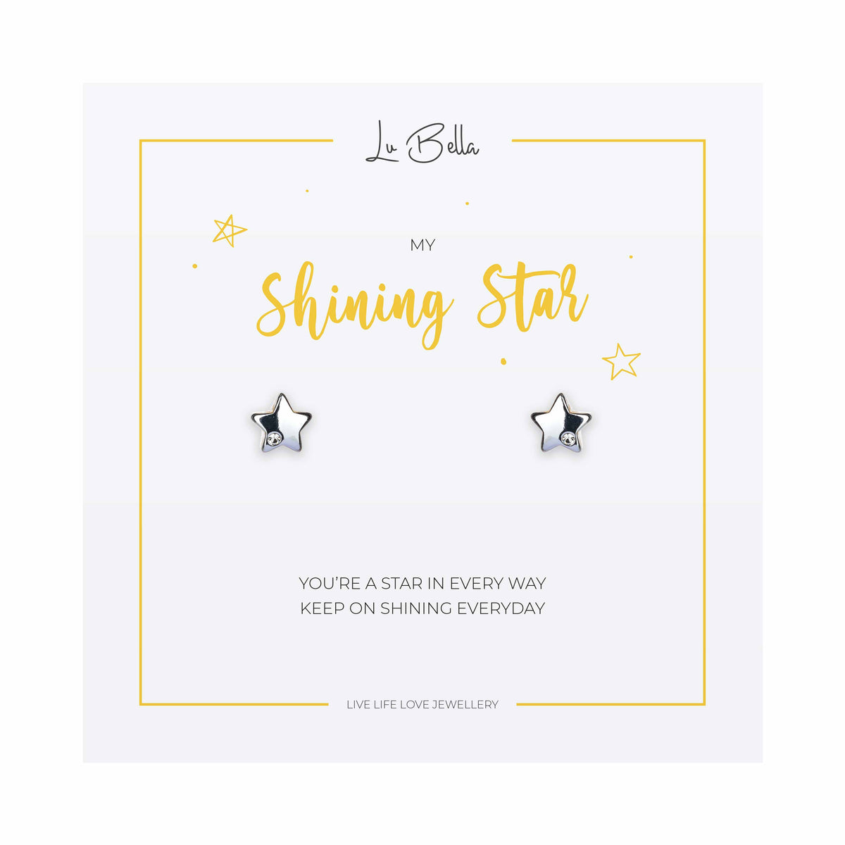 My Shining Star Sentiments Earrings
