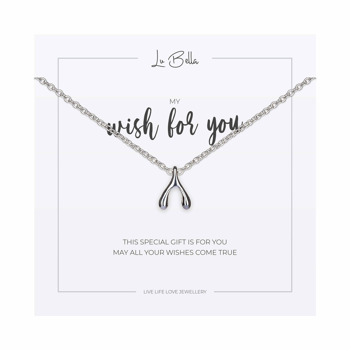 My Wish You Sentiments Necklace