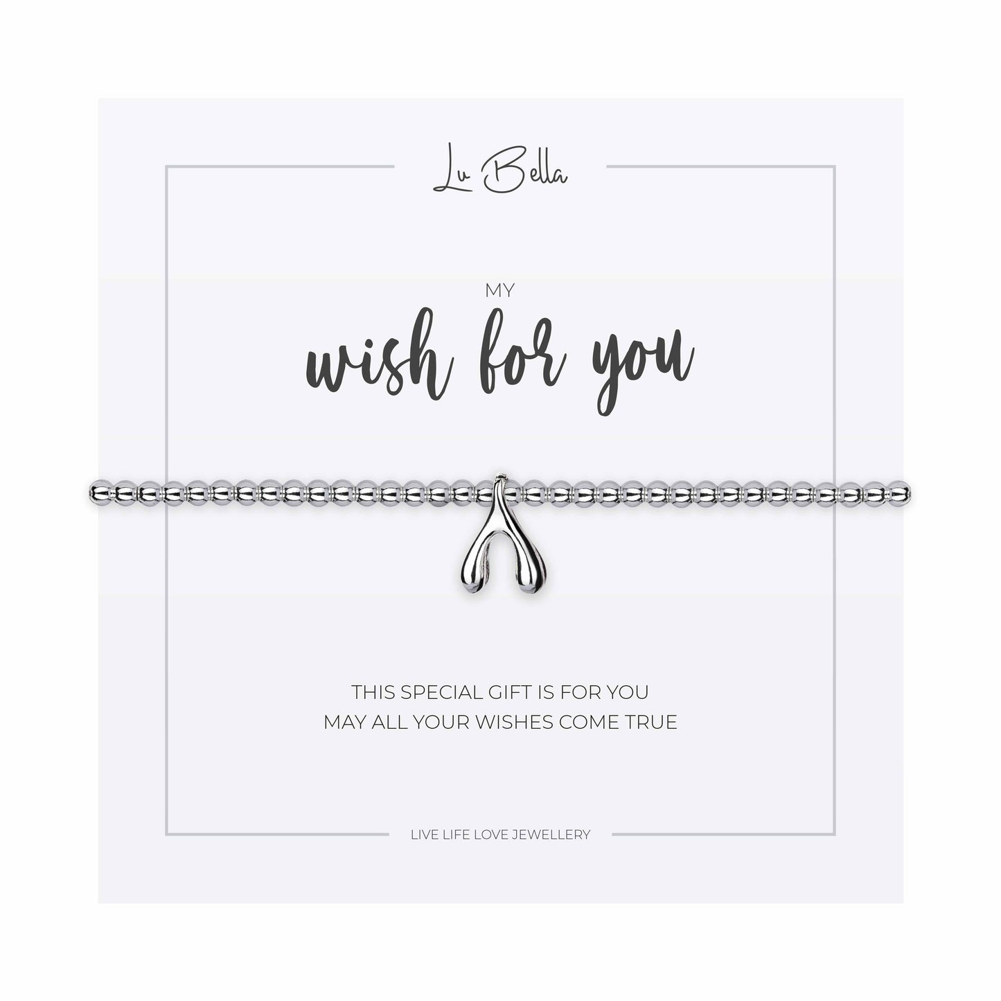 My Wish For You Sentiments Friendship Bracelet