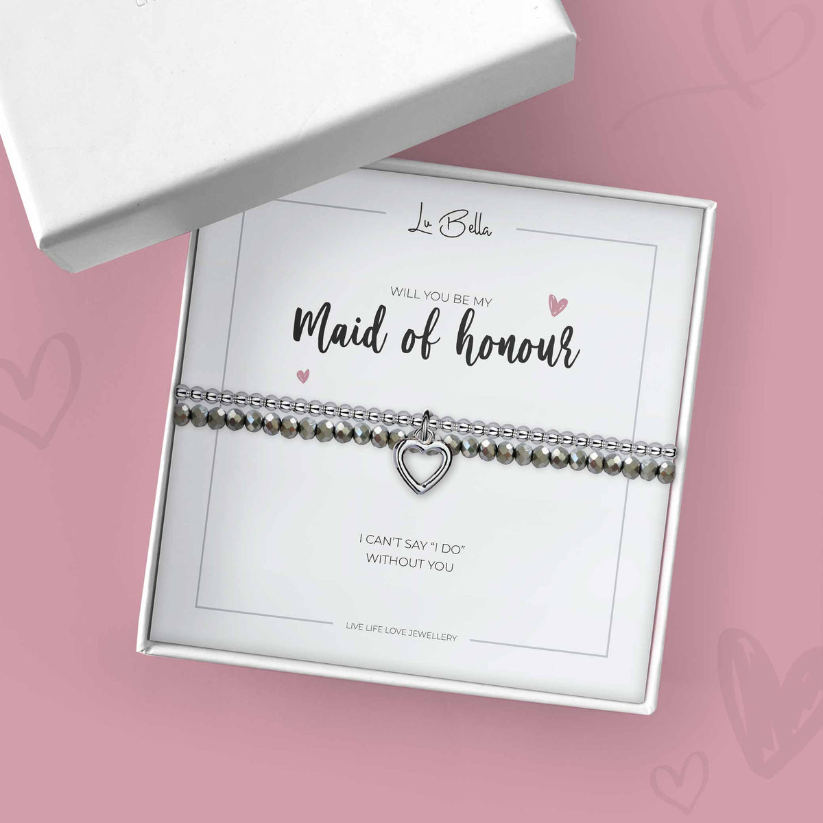 Will You Be My Maid Honour Sentiments Friendship Bracelet