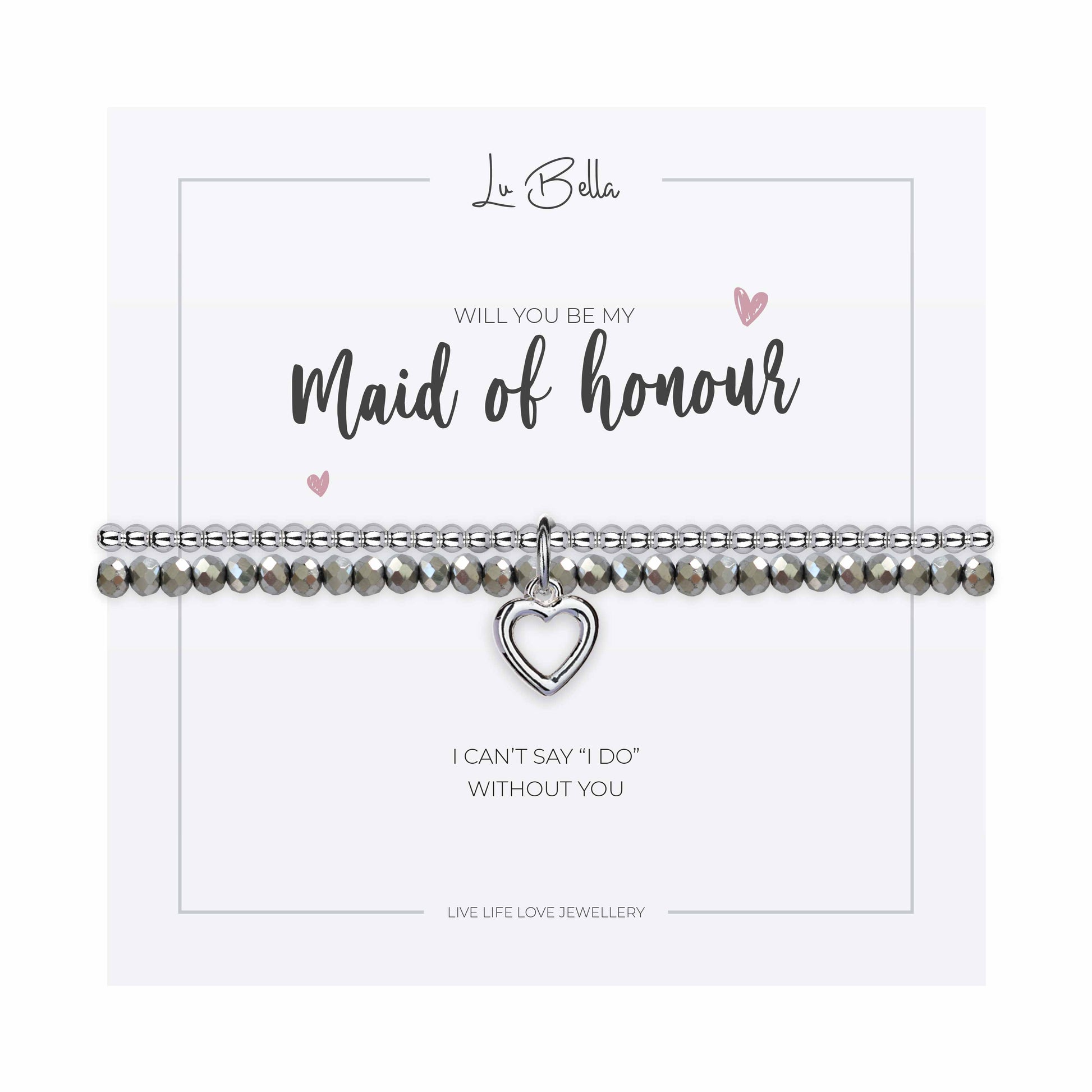 Will You Be My Maid Of Honour Sentiments Friendship Bracelet