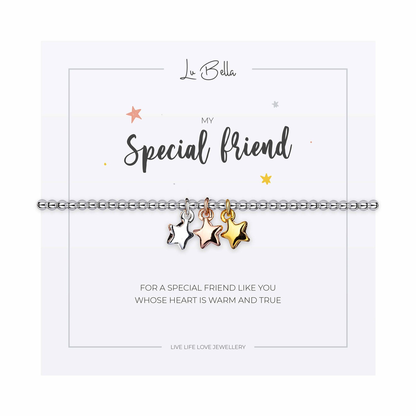 My Special Friend Sentiments Friendship Bracelet