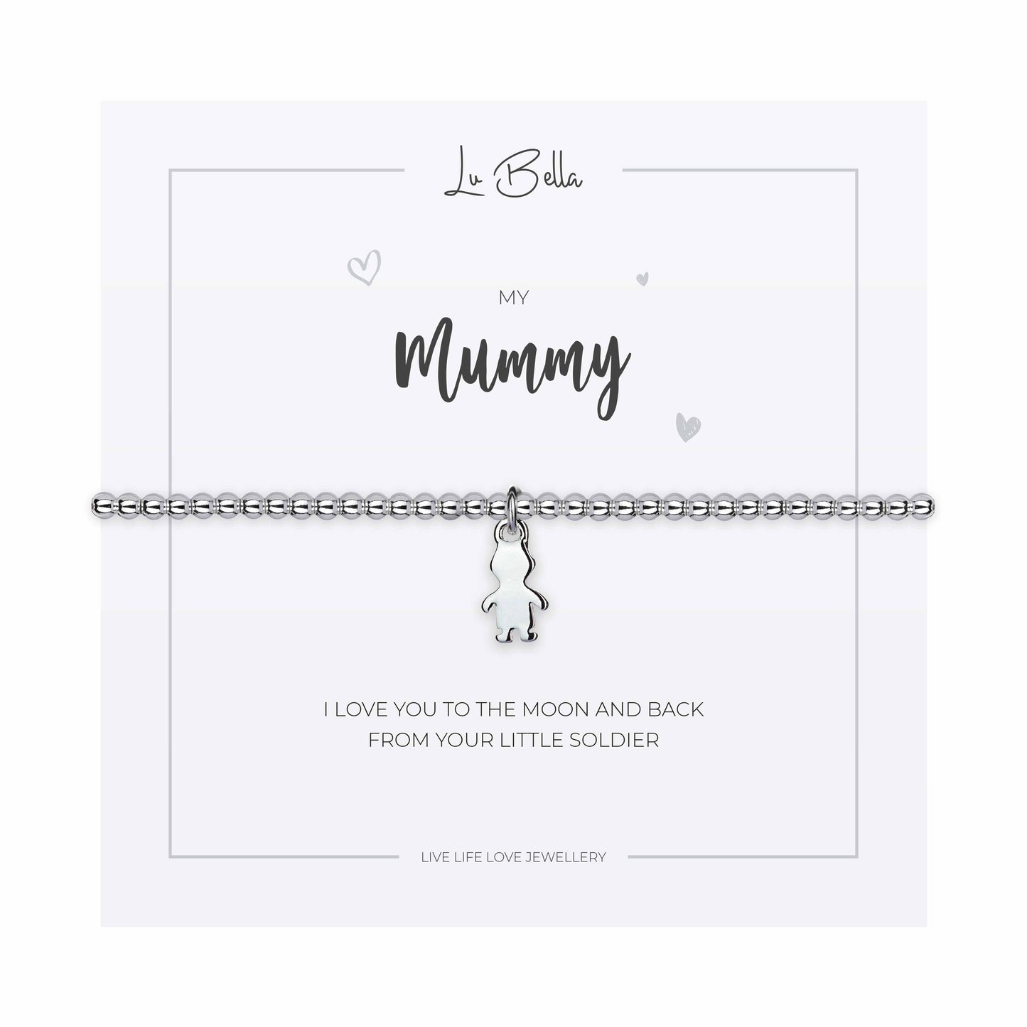 My Mummy / Boy Sentiments Friendship Bracelet