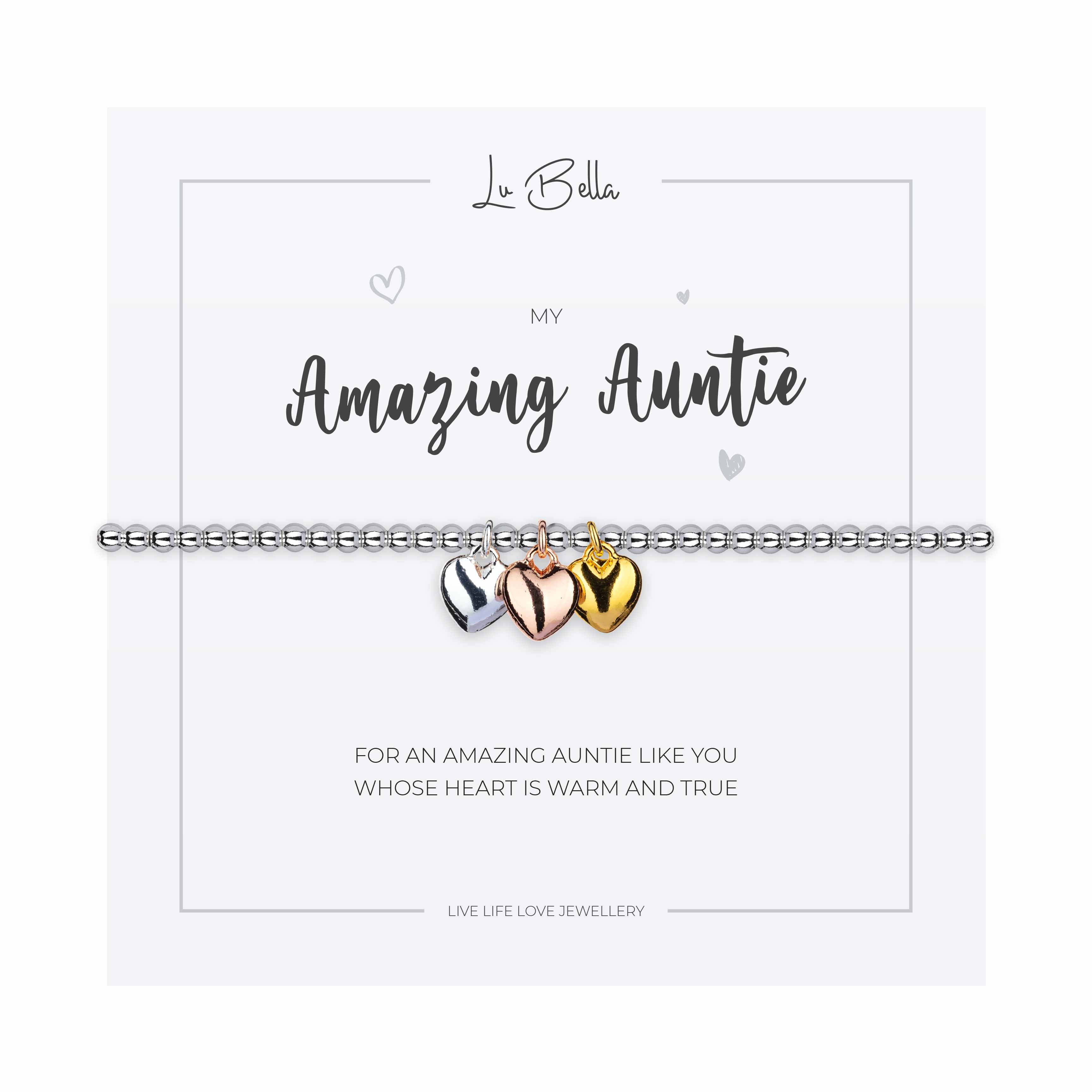 Joma Jewellery a little Amazing Auntie Bracelet - heart – More Than Just a  Gift | Narborough Hall