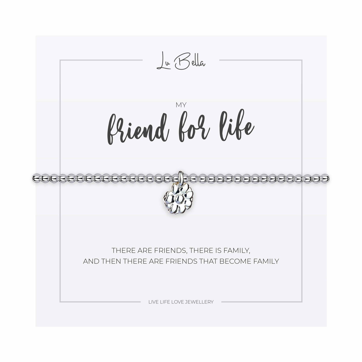 My Friend For Life Sentiments Friendship Bracelet